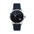 PanoMaticLunar Platinum Automatic Limited Edition 40mm - Blue on Synthetic Fabric Strap
