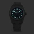 Sector II Field Titanium Marina 38mm - Blue on Bracelet