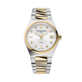 Highlife Ladies Quartz Two-Tone 31mm - Silver, Diamond-Set on Bracelet w/ Additional Rubber Strap