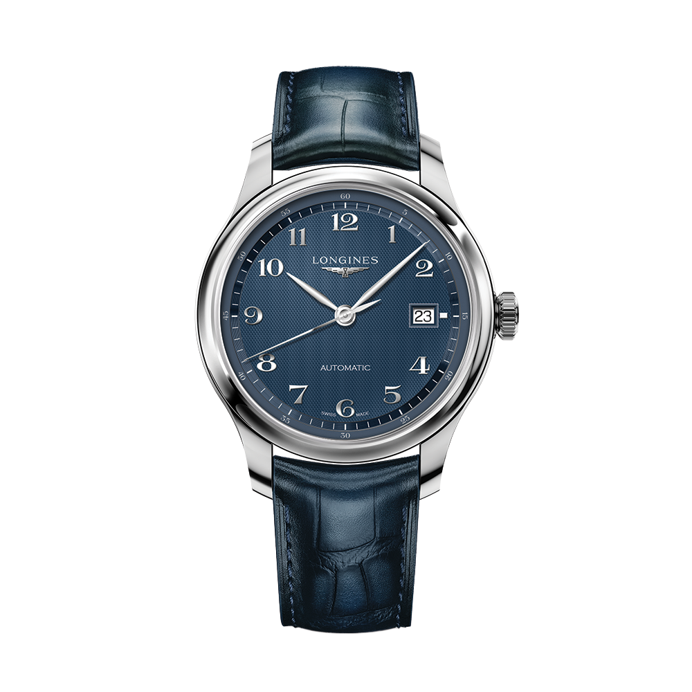 Master 39mm - Blue on Leather Strap