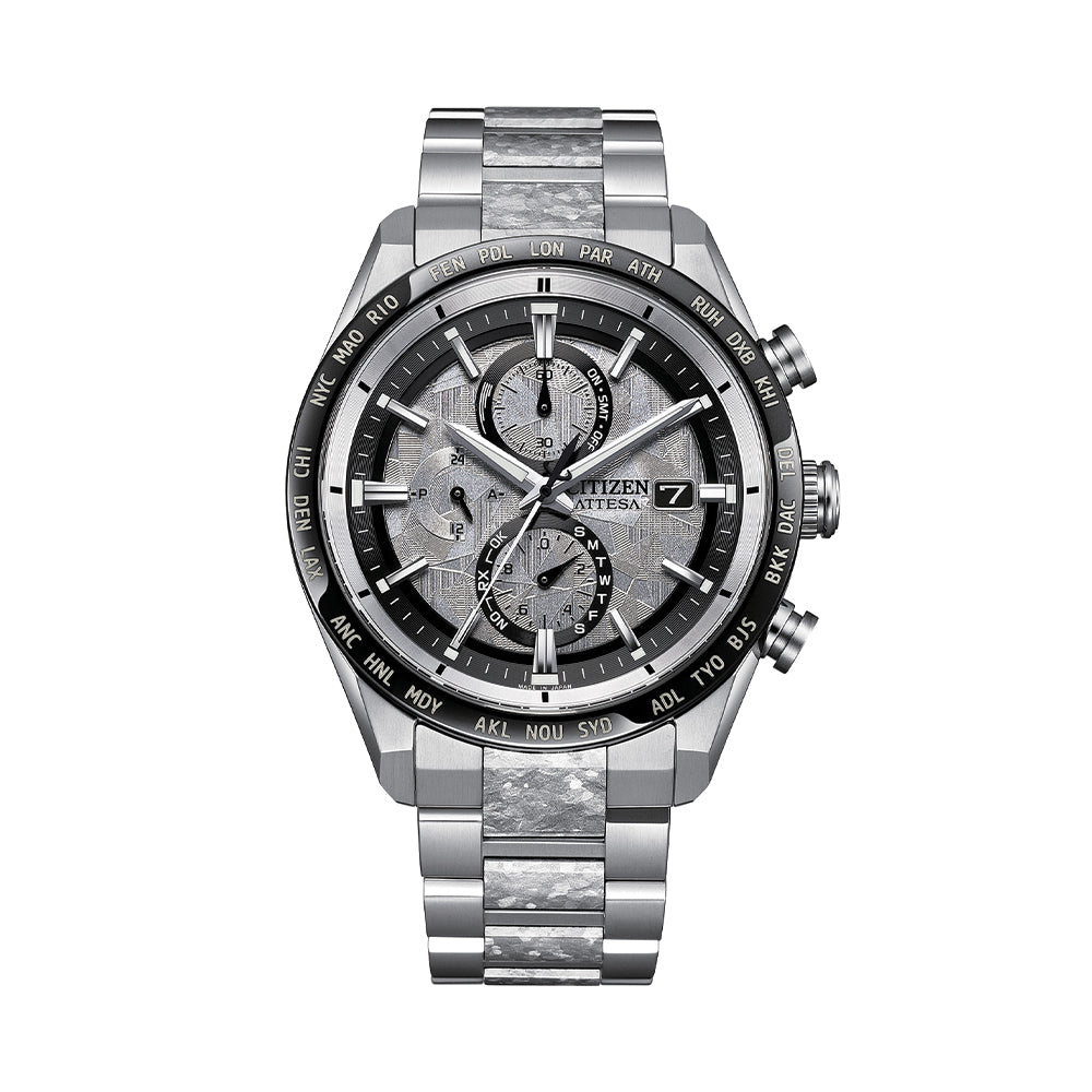 ATTESA Platinum Shine Atomic Timekeeping Super Titanium™ Limited Edition 42mm - Silver on Bracelet