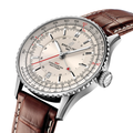 Navitimer Automatic GMT 41mm - Beige on Leather Strap