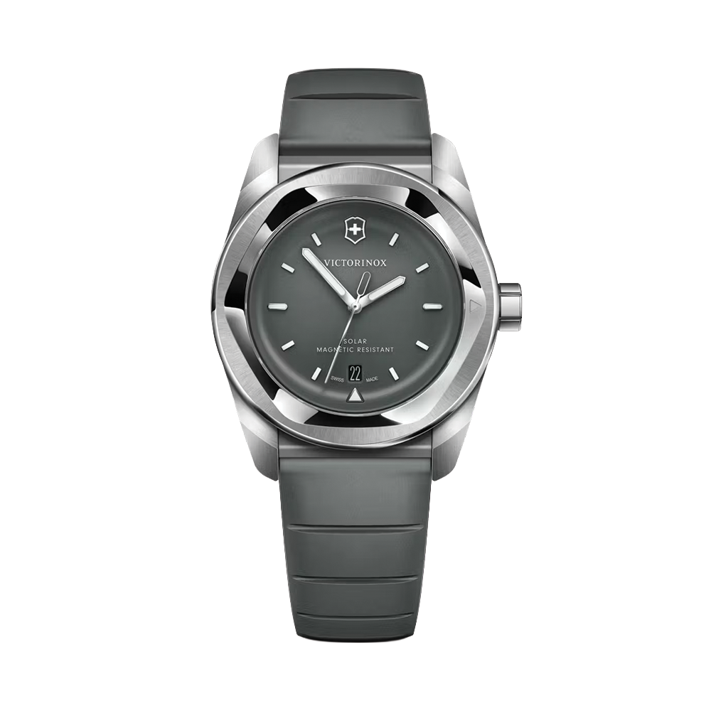 Concept One Solar 39mm - Grey on Rubber Strap
