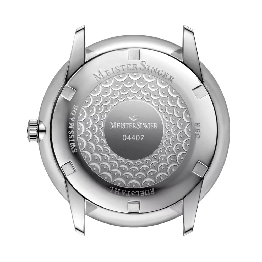 Neo Automatic 36mm - Blue on Velour Leather Strap