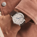 Classima 10214 Automatic 40mm - Silver on Leather Strap