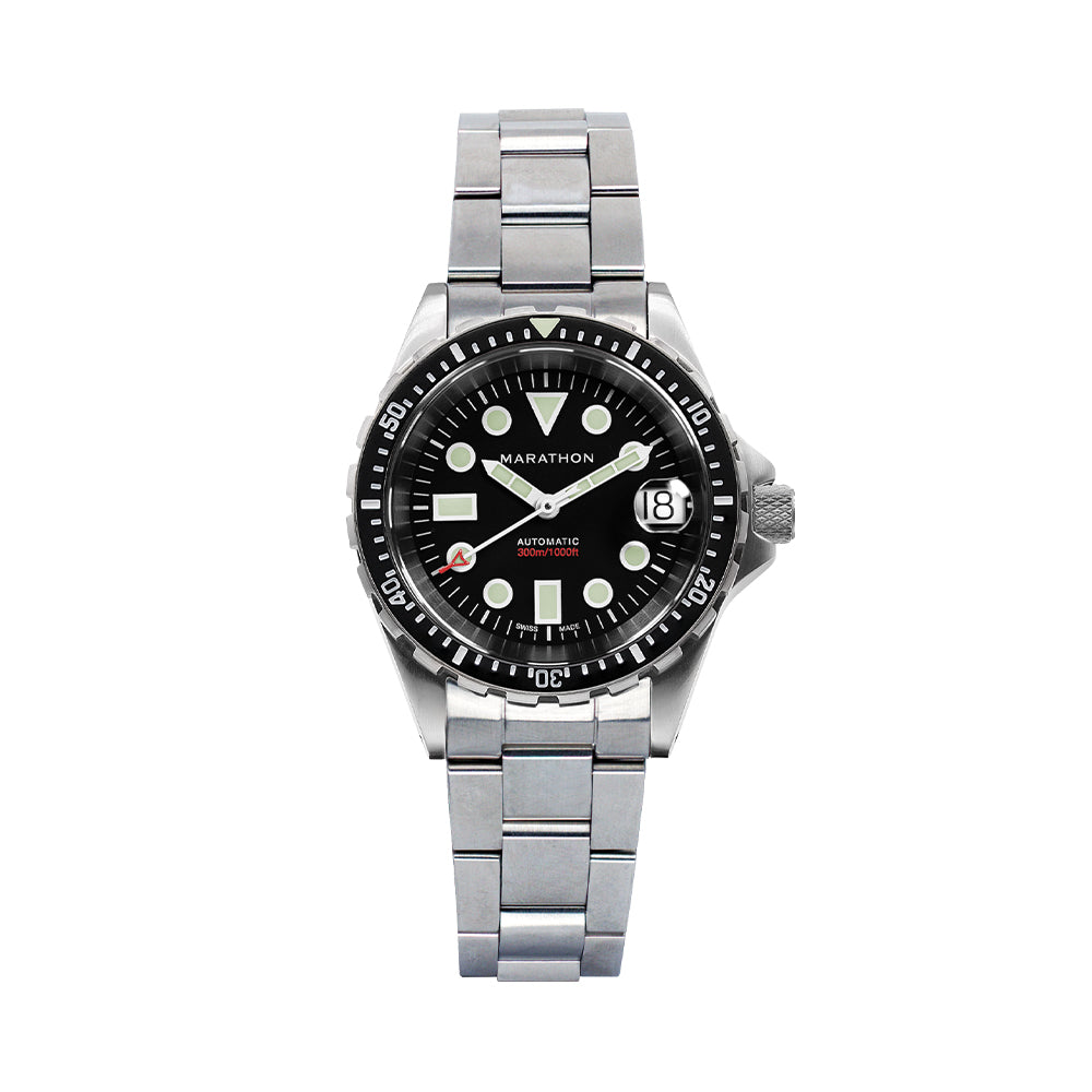 OSAR-Diver Type I Automatic with Date 36mm - Black on Bracelet