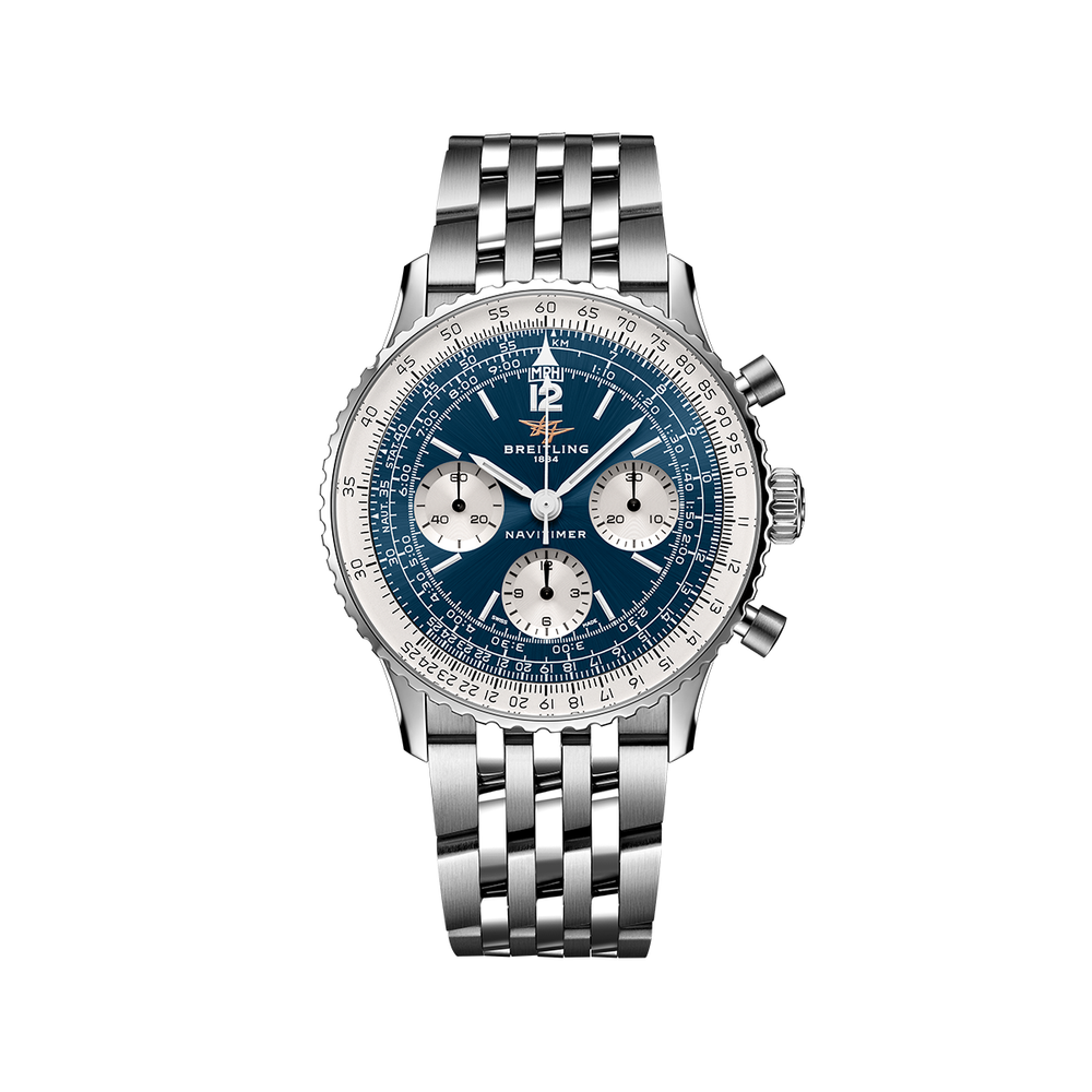 Navitimer B09 Chronograph 41mm - Blue on Bracelet