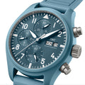 Pilot’s Watch Chronograph TOP GUN Miramar Ceramic Case 41mm - Blue on Rubber Strap