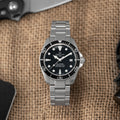 DS Action Diver Powermatic 80 38mm - Black on Bracelet