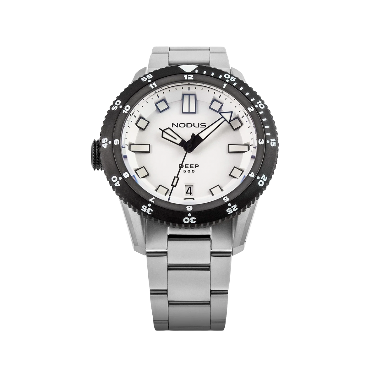 Deep Polar Destro 42mm - White on Bracelet - Teddy Baldassarre