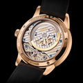 PanoMaticCalendar Red Gold 42mm - Ivory on Strap