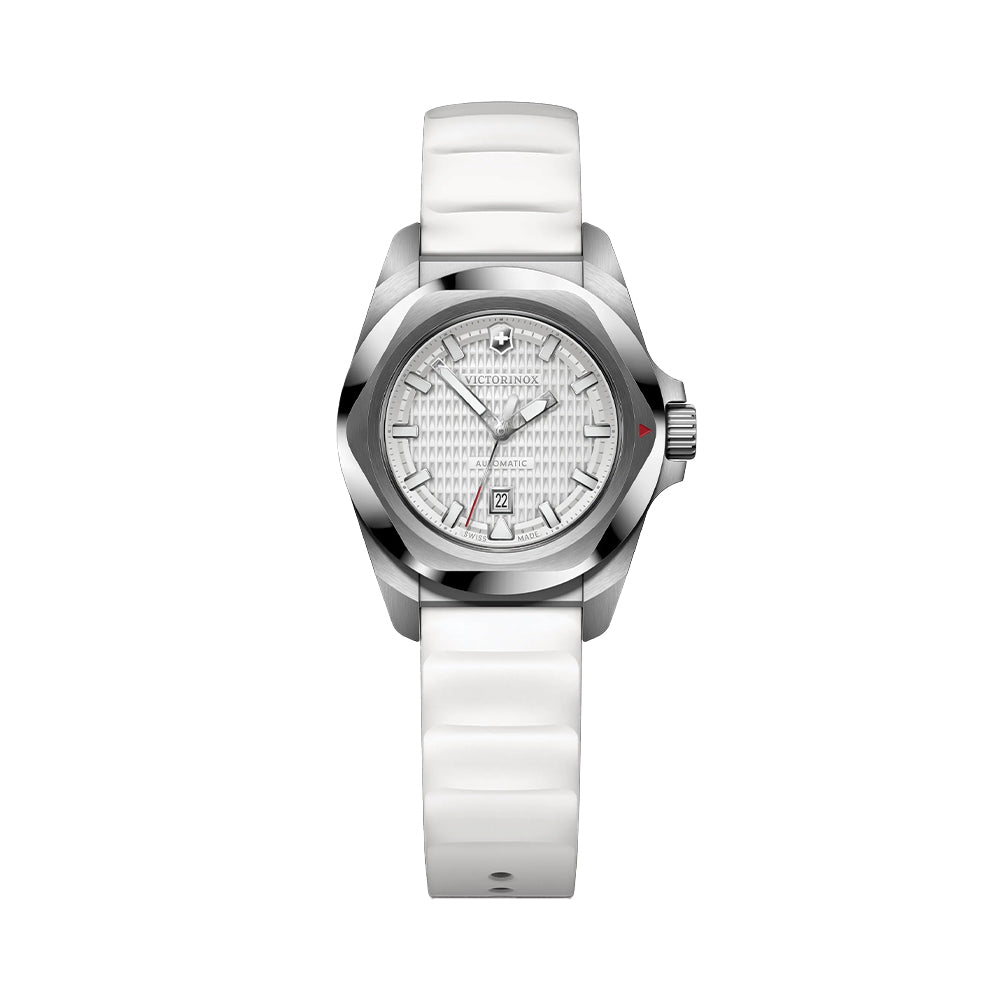 I.N.O.X. 32mm - White on Rubber Strap