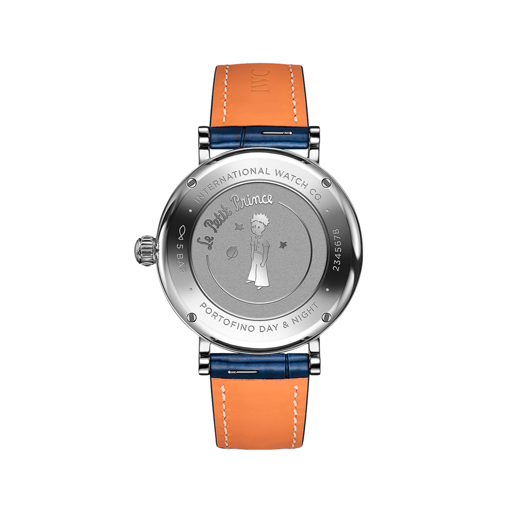 Portofino Automatic Day & Night Le Petit Prince 34mm - Blue on Leather Strap