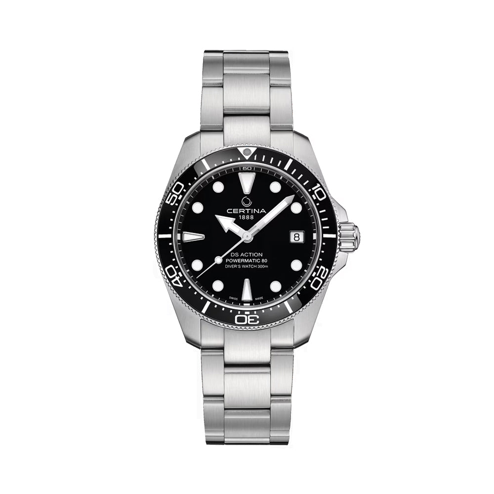 DS Action Diver New DS Concept Extreme Shock Resistance 38mm – Black on Bracelet
