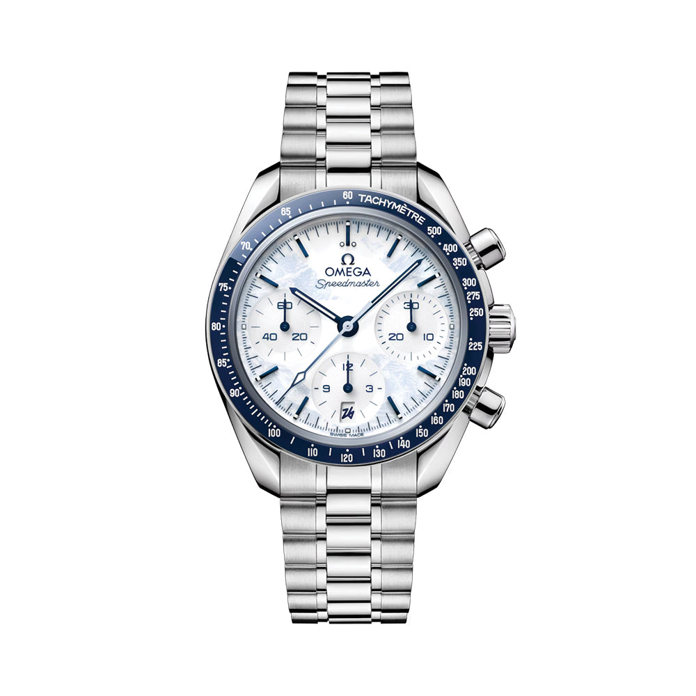 Speedmaster Milano Cortina 2026 38mm - White on Bracelet