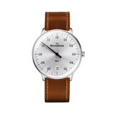 Neo Automatic 36mm - Silver on Cordovan Leather Strap