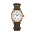 Khaki Field Mechanical 38mm - Bronze on Leather Strap