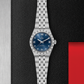 TUDOR Royal 30mm - Blue, Diamond-Set on Bracelet