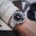 Contrail GMT Terra Lux 40.5mm - Black on Bracelet