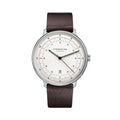 Hamburg Quartz 42mm - White on Leather Strap