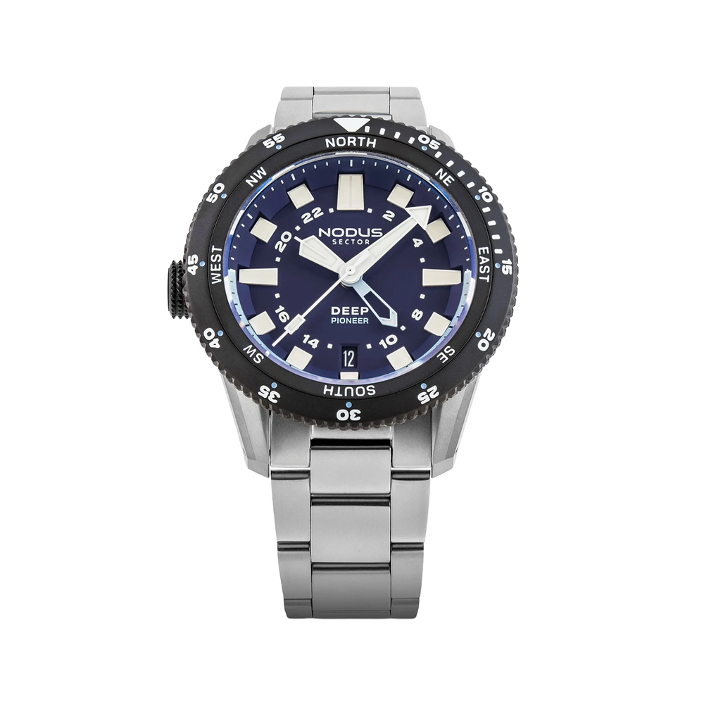 Sector Deep Pioneer Admiral 38mm - Blue on Bracelet