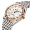 Chronomat Red Gold Two-Tone 28mm - White Mother-of-Pearl w/ Diamonds on Bracelet
