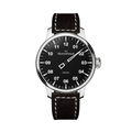 Archao 43mm - Black on Leather Strap