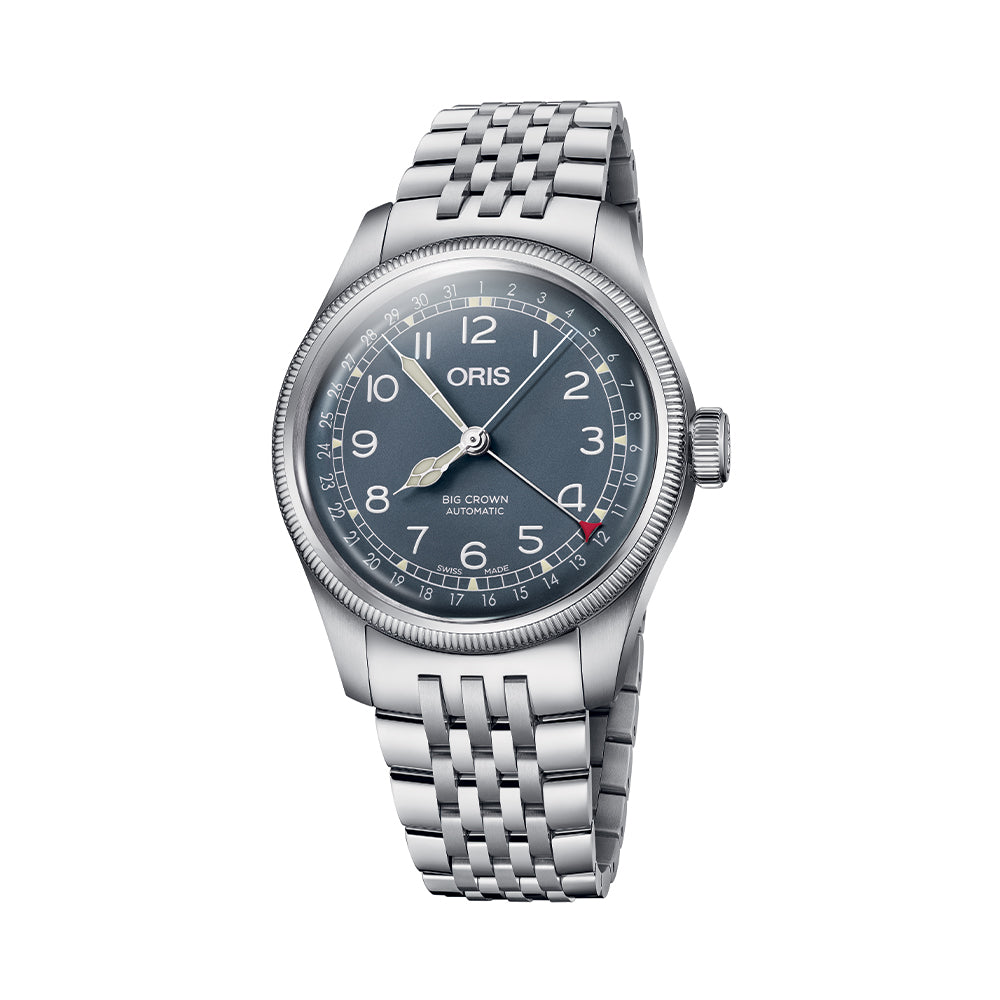 Big Crown Pointer Date 40mm - Blue on Bracelet