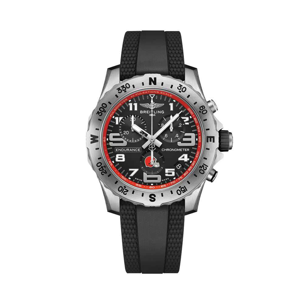 Endurance Pro Browns Limited NFL Edition Titanium 44mm - Black on