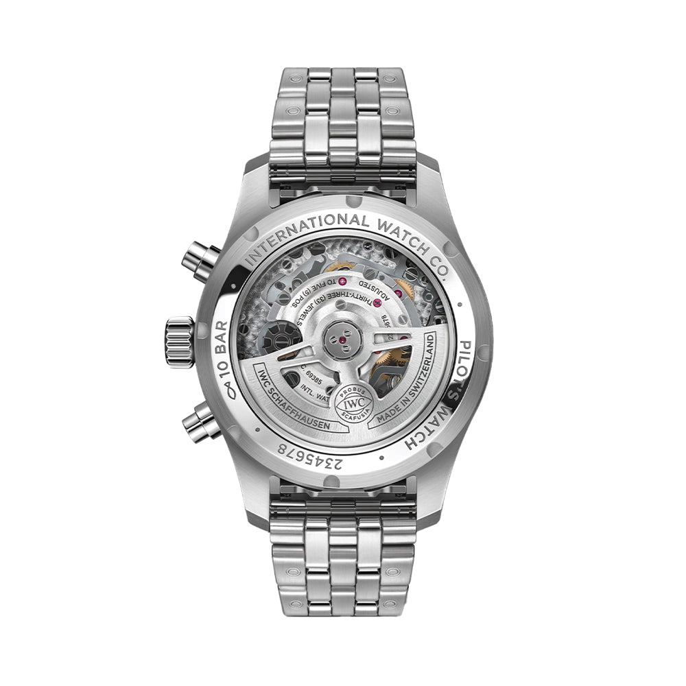 Pilot's Watch Chronograph 41mm - Green on Bracelet