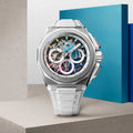 Defy Extreme Chroma Limited Edition 45mm - White on Rubber Strap