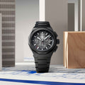 Defy Skyline Chronograph Ceramic 42mm - Black-Toned on Bracelet w/ Extra Rubber Strap