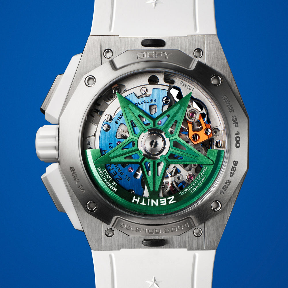 Defy Extreme Chroma Limited Edition 45mm - White on Rubber Strap