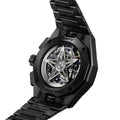 Defy Skyline Chronograph Ceramic 42mm - Black-Toned on Bracelet w/ Extra Rubber Strap