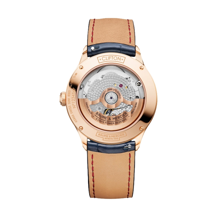 Clifton 10584 18k Pink Gold, Baumatic COSC Certified, 39mm