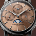 Classic Perpetual Calendar Manufacture 40mm - Salmon on Leather Strap