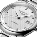 Master 40mm - Silver, Diamond-Set on Bracelet
