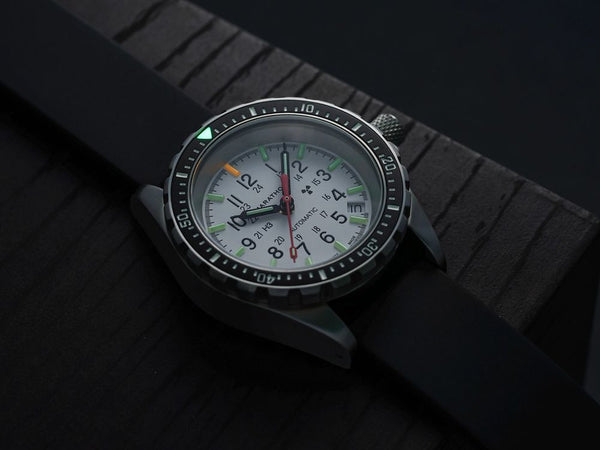 MSAR Type II Diver's Automatic Arctic Edition 36mm - White on Bracelet ...
