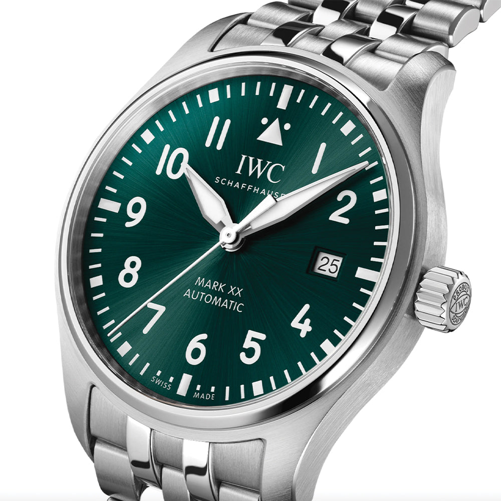 Pilot's Watch Automatic Mark XX 40mm - Green on Bracelet