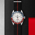Black Bay GMT 41mm - Opaline on Fabric Strap