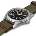 Khaki Field Mechanical 42mm - Black on Textile Strap