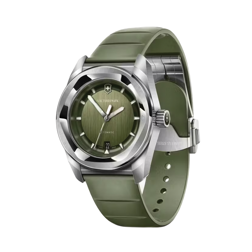 Concept One Automatic 39mm - Green on Rubber Strap