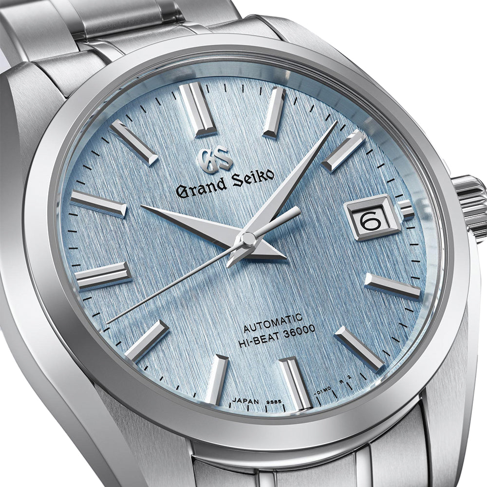 SBGH349 "Icefall" Heritage Mechanical Hi-Beat 36000 Titanium 40mm - Blue on Bracelet