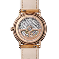 Villeret Ultraplate 18K Red Gold 38mm - Gold-Toned Opaline on Leather Strap