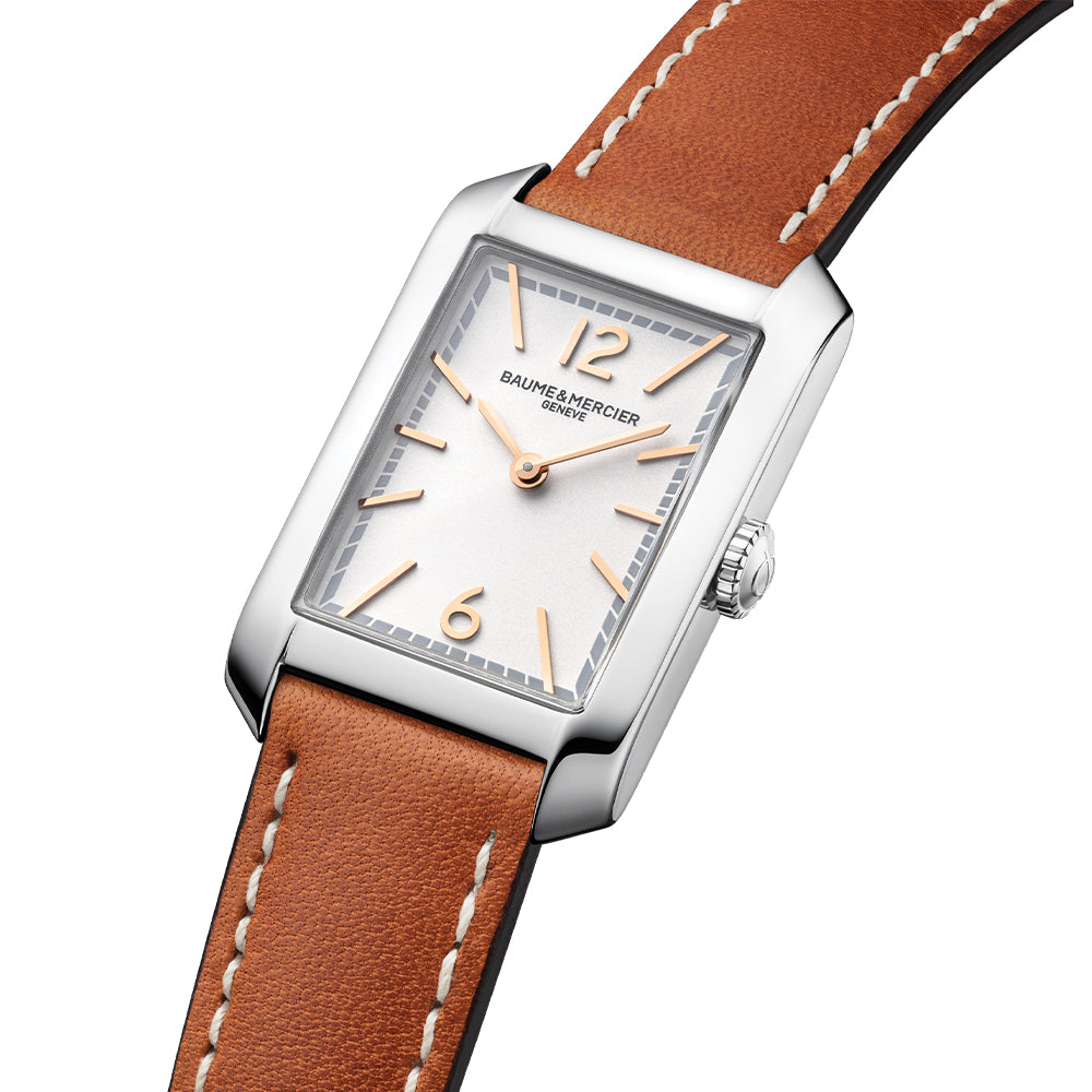Hampton 10472 Quartz 34.9mm - Silver on Leather Strap