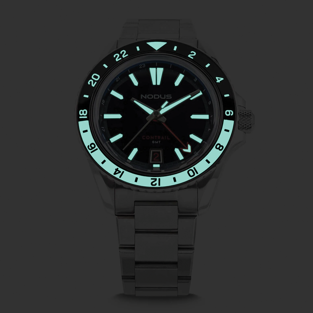 Contrail GMT Terra Lux 40.5mm - Black on Bracelet