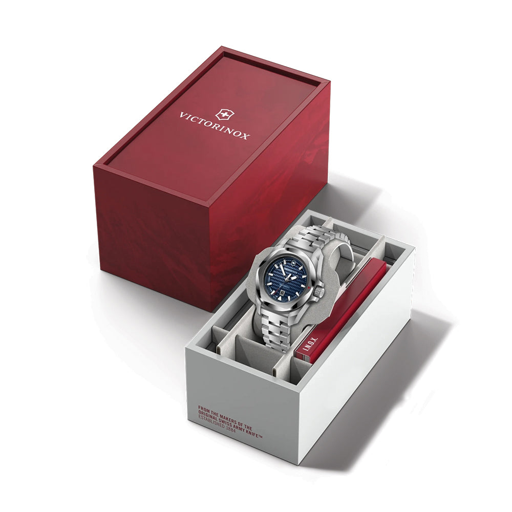 I.N.O.X. 32mm - Blue on Bracelet