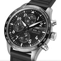 Pilot’s Watch Performance Chronograph AMG Titanium Case 41mm - Black on Rubber Strap
