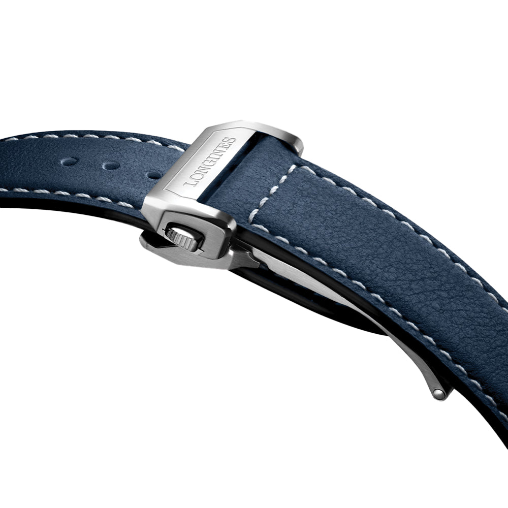 Spirit Zulu Time 39mm - Blue on Leather Strap