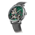 Spaceview 2020 43.5mm - Green on Grey Strap
